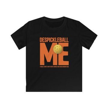 Kid's T-SHIRT, DesPICKLEBALL ME Softstyle Tee, Printed - Image 2
