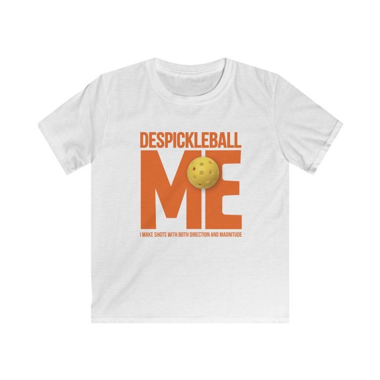 Kid's T-SHIRT, DesPICKLEBALL ME Softstyle Tee, Printed
