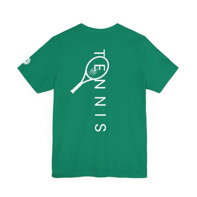 GRC Tennis 2-sided Sleeve Print Jersey Short Sleeve Unisex Tee, 50th Anniversary Edition