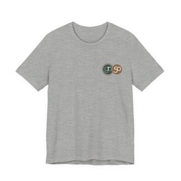GRC Chest-pocket 50th Anniversary Logo T-Shirt, Unisex Bella+Canvas - Image 5