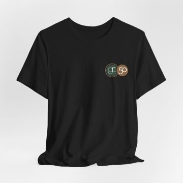 GRC Chest-pocket 50th Anniversary Logo T-Shirt, Unisex Bella+Canvas - Image 9
