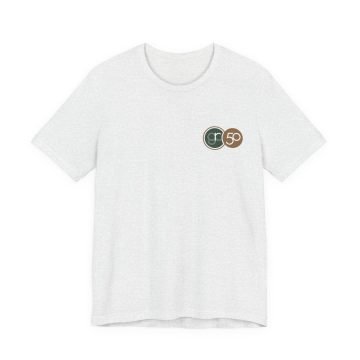 GRC Chest-pocket 50th Anniversary Logo T-Shirt, Unisex Bella+Canvas