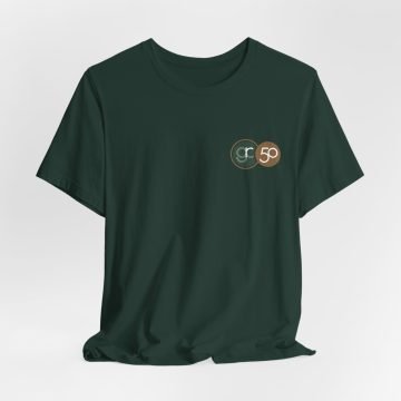 GRC Chest-pocket 50th Anniversary Logo T-Shirt, Unisex Bella+Canvas - Image 13