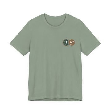 GRC Chest-pocket 50th Anniversary Logo T-Shirt, Unisex Bella+Canvas - Image 2