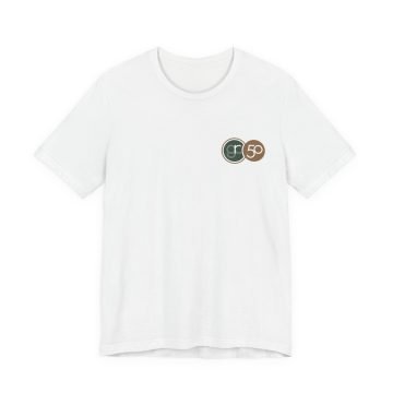GRC Chest-pocket 50th Anniversary Logo T-Shirt, Unisex Bella+Canvas - Image 3